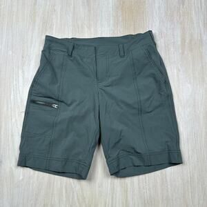 Athleta Dark Green Utility Performance Shorts